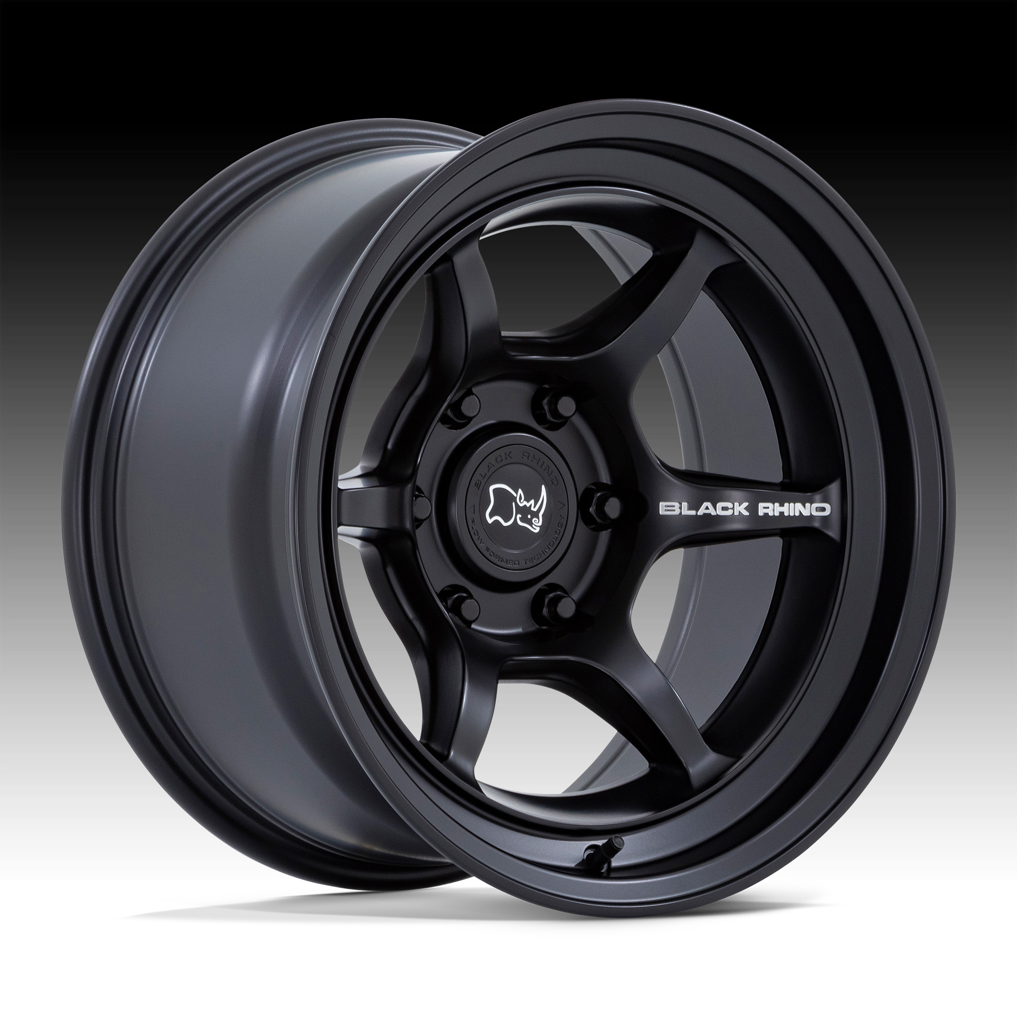 Black Rhino Shogun FFT Matte Black Custom Truck Wheels - Shogun / BR011